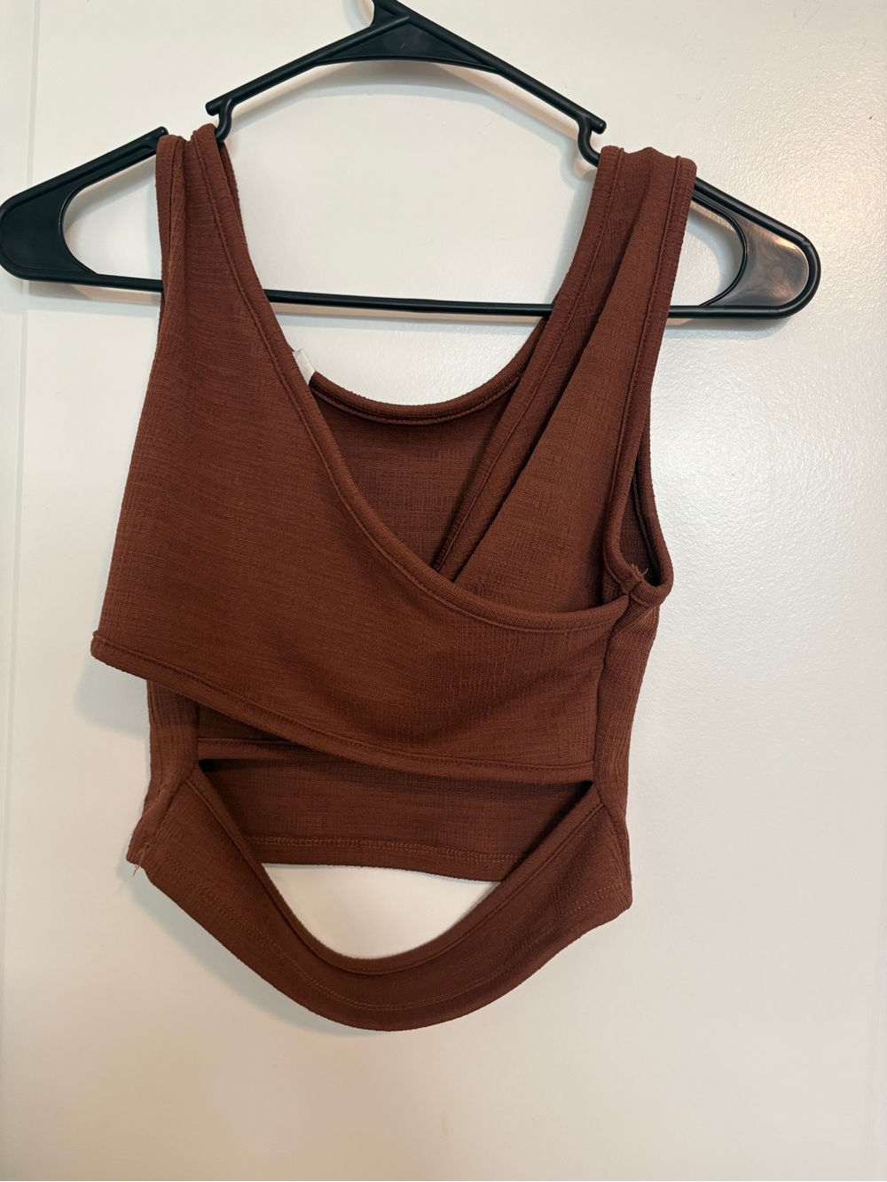 Roxy Ribbed Cross-Back Tank Top - Picture 3 of 4